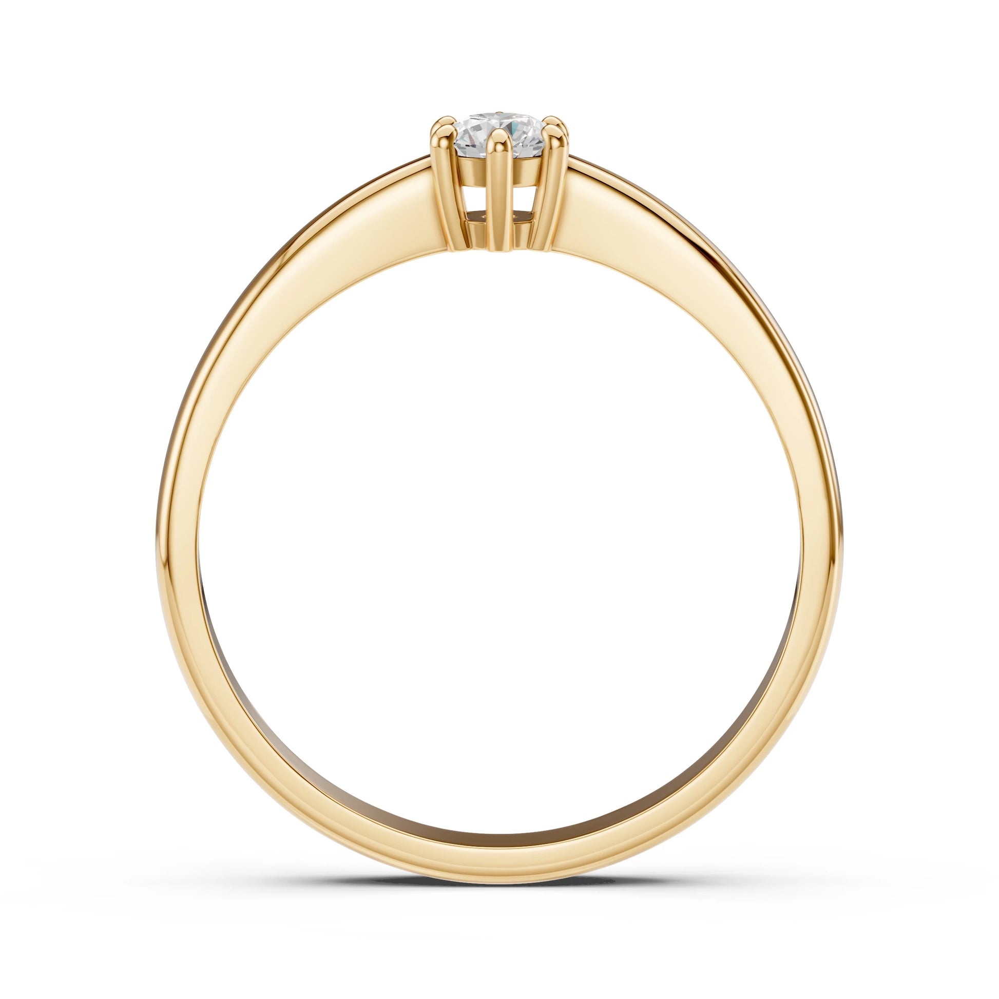 Solitaire Ring - 101-10151(3.4)