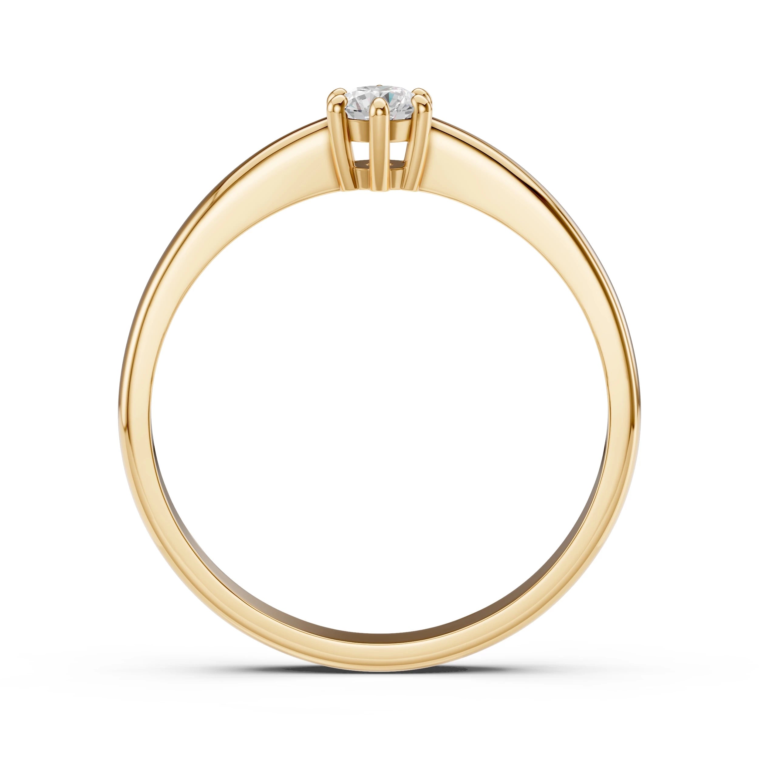 Solitaire Ring - 101-10151(3.4)