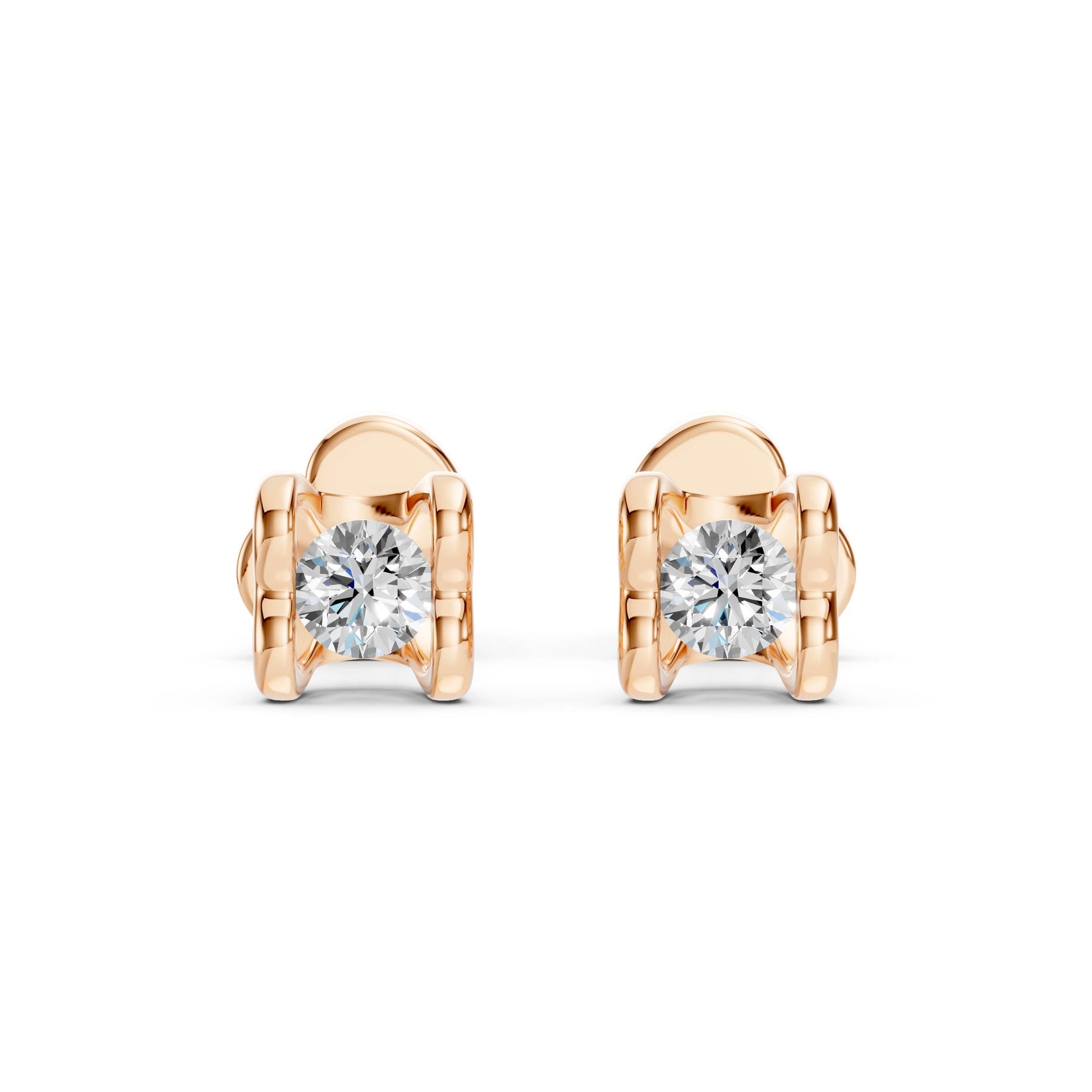 Solitaire Butterfly Earring - 102-10013/2(3.0)
