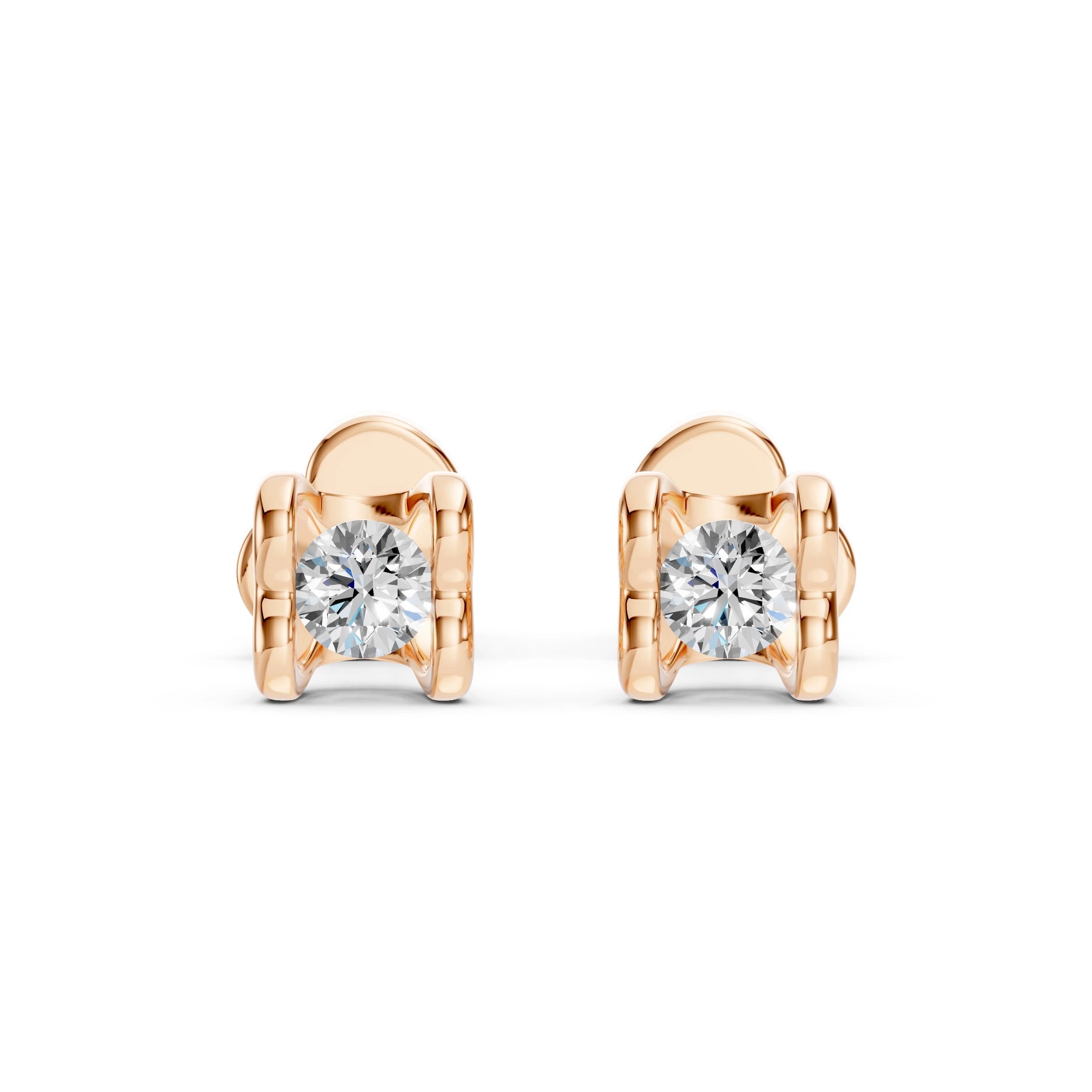 Solitaire Butterfly Earring - 102-10013/2(3.0)