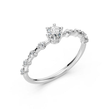 Solitaire Eternity Ring - 101-10144(4.2)