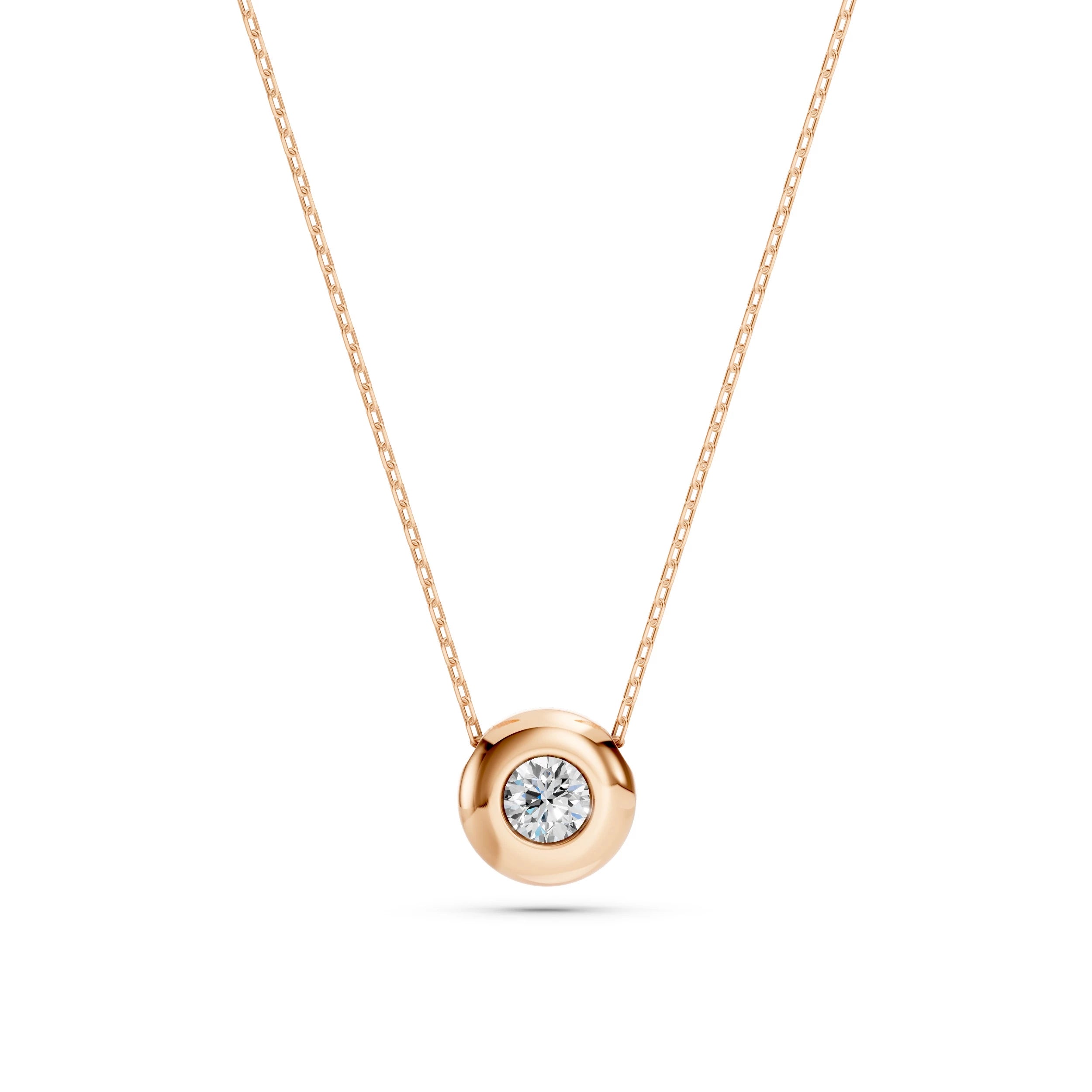 Solitaire Necklace - 104-10007(3.4)