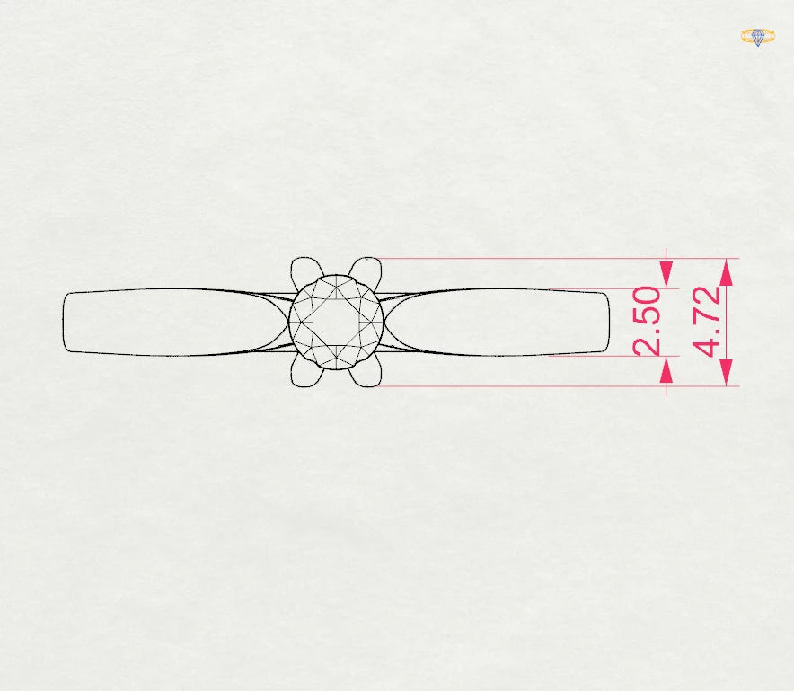 Solitaire Ring - 101-10046(3.4)