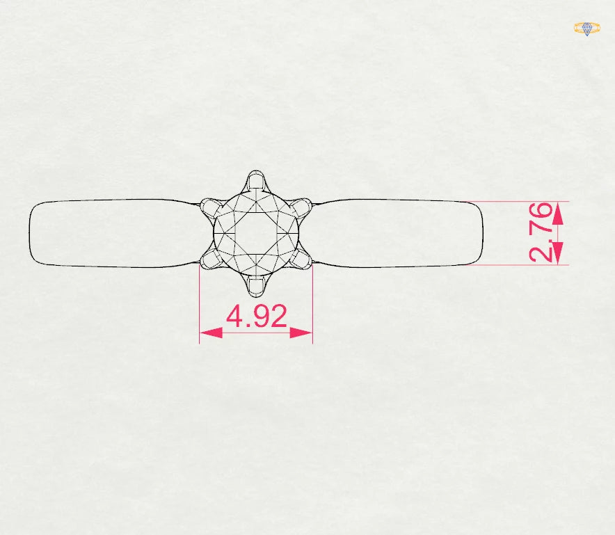Solitaire Ring - 101-10040(3.7)