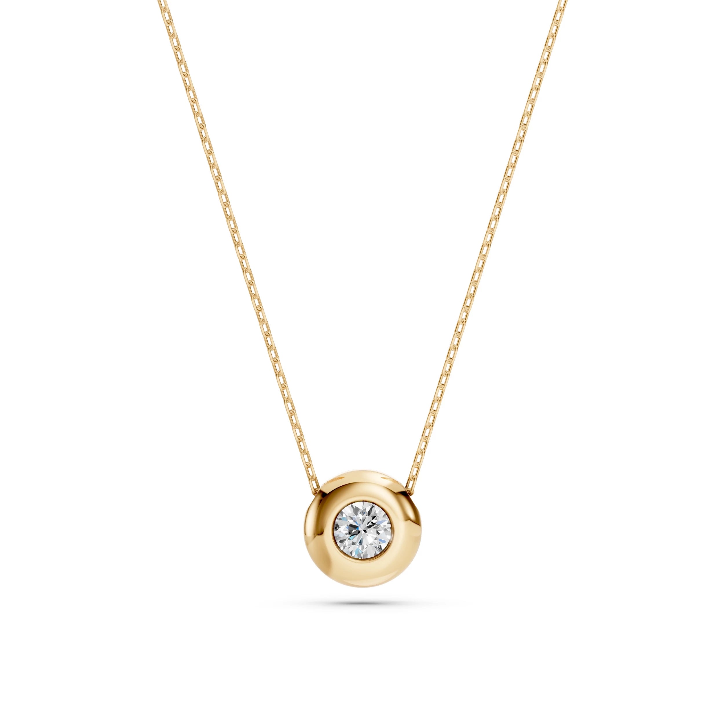 Solitaire Necklace - 104-10007(3.4)