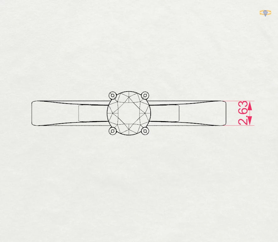 Solitaire Ring - 101-10012/1(4.7)