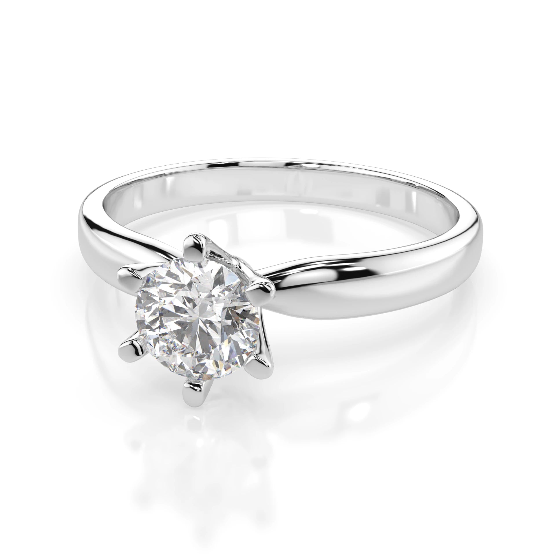 Solitaire Ring - 101-10040(5.1)