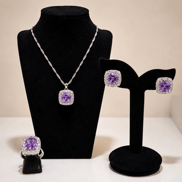 Lavender Royale Jewellery Set - Prestige Stones