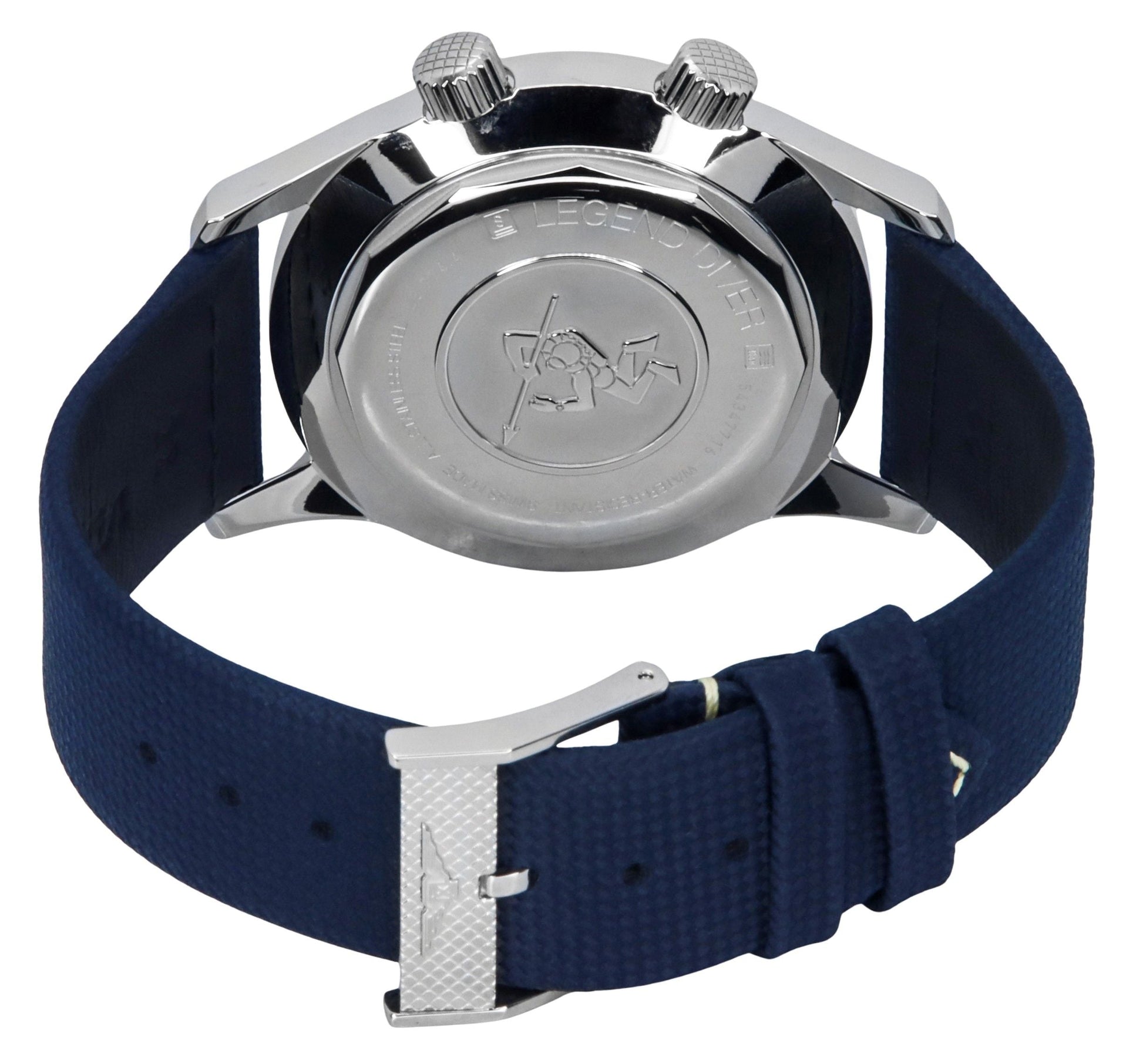 Longines Legend Diver Leather Strap Blue Dial Automatic L3.774.4.90.2 300M Men's Watch - Prestige Stones