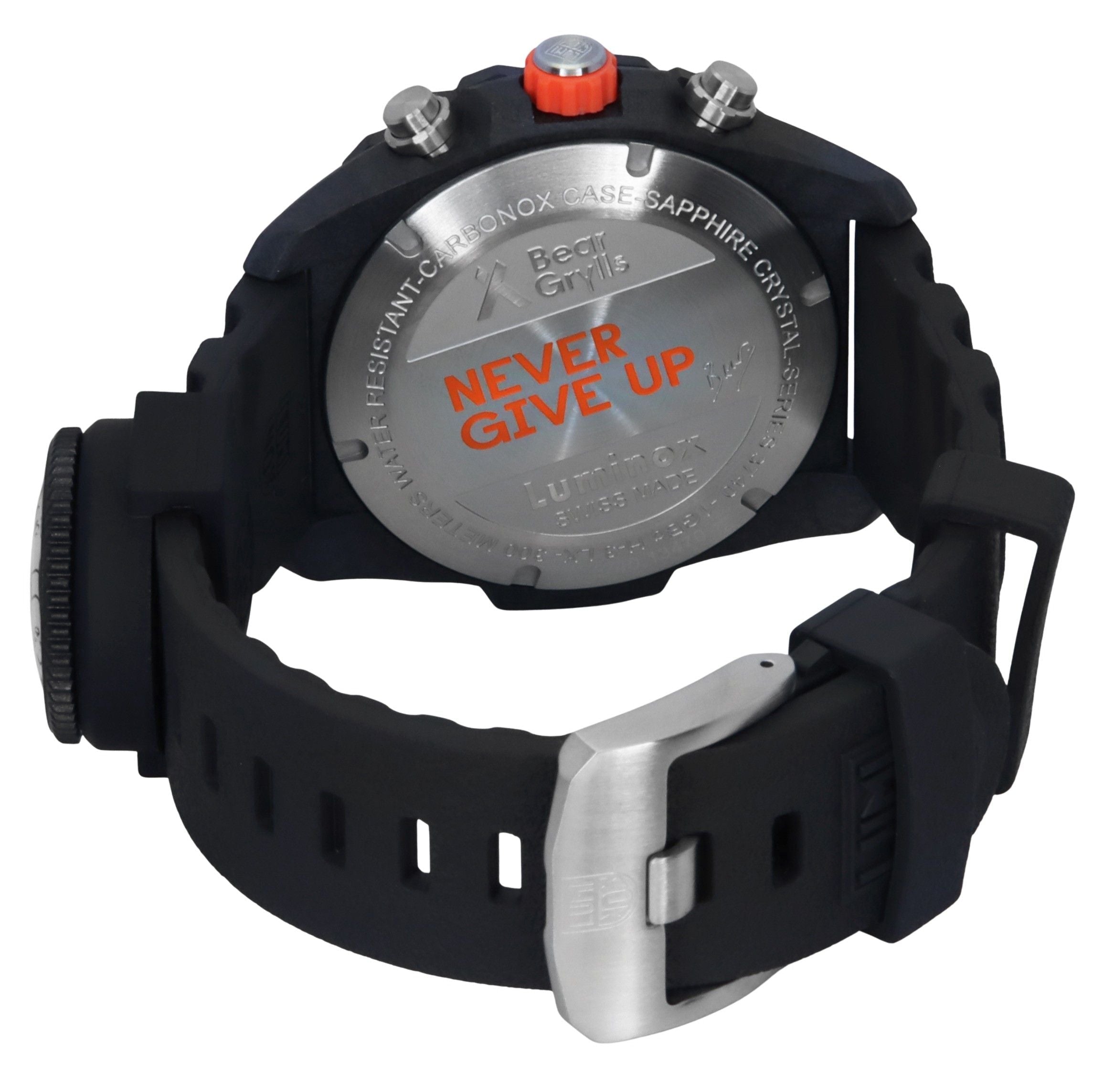 Luminox Bear Grylls Survival Master Rubber Strap Silver Dial Quartz Diver's XB.3748 300M Men's Watch - Prestige Stones