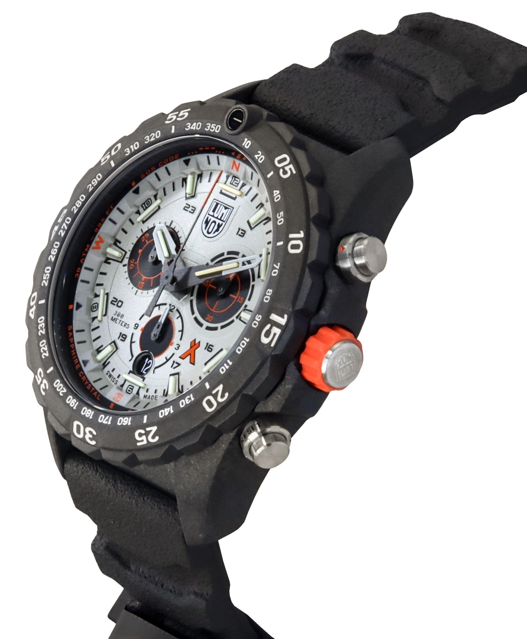 Luminox Bear Grylls Survival Master Rubber Strap Silver Dial Quartz Diver's XB.3748 300M Men's Watch - Prestige Stones