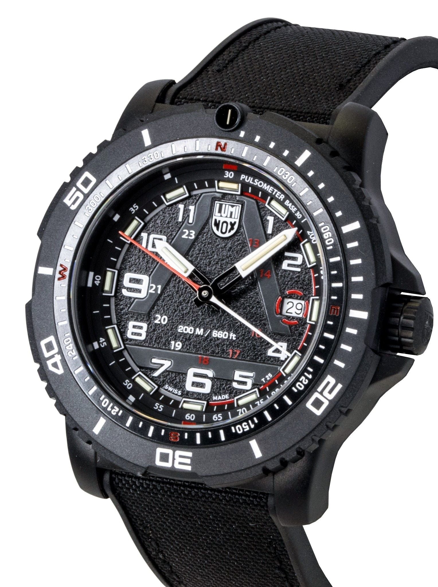 Luminox ICE - SAR Arctic Rubber Strap Black Dial Quartz Diver's XL.1081 200M Men's Watch - Prestige Stones