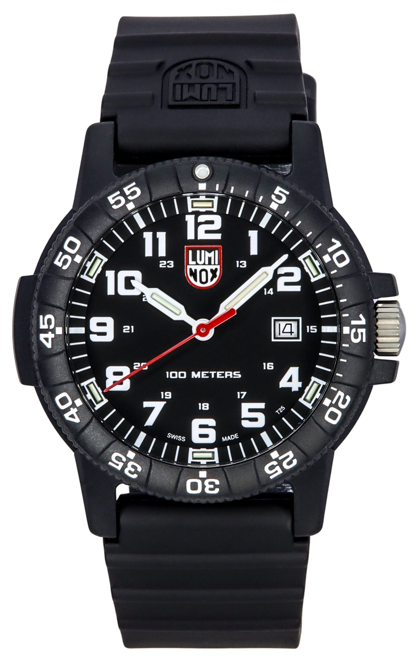 Luminox Leatherback SEA Turtle Giant Polyurethane Strap Black Dial Swiss Quartz XS.0321.L 100M Men's Watch - Prestige Stones