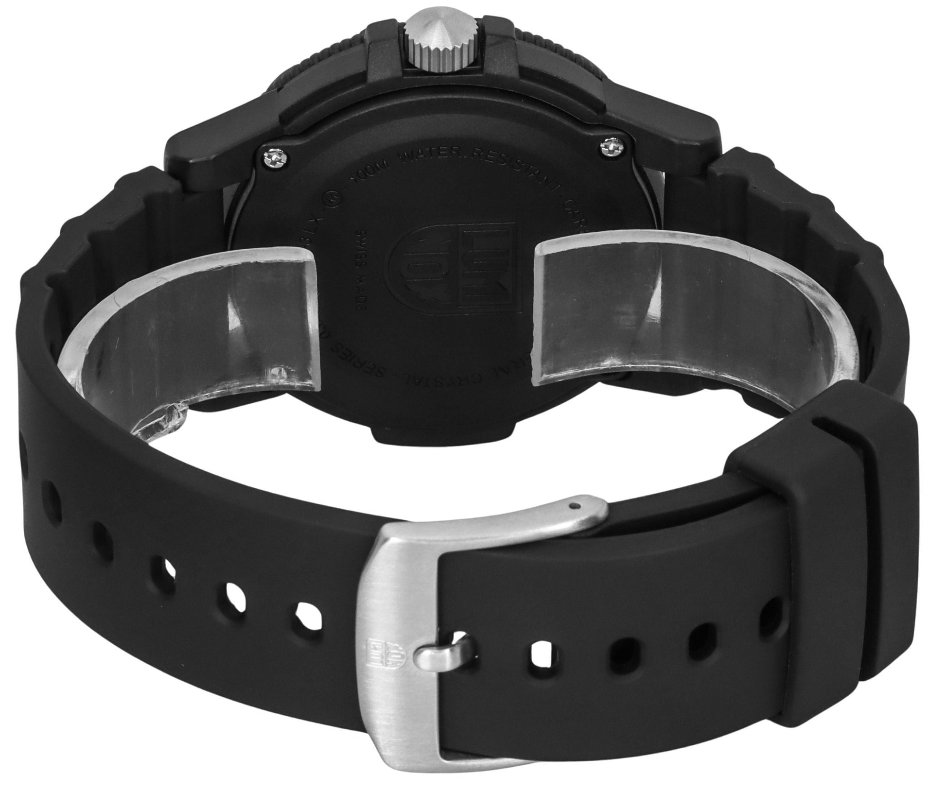 Luminox Leatherback SEA Turtle Giant Polyurethane Strap Black Dial Swiss Quartz XS.0321.L 100M Men's Watch - Prestige Stones