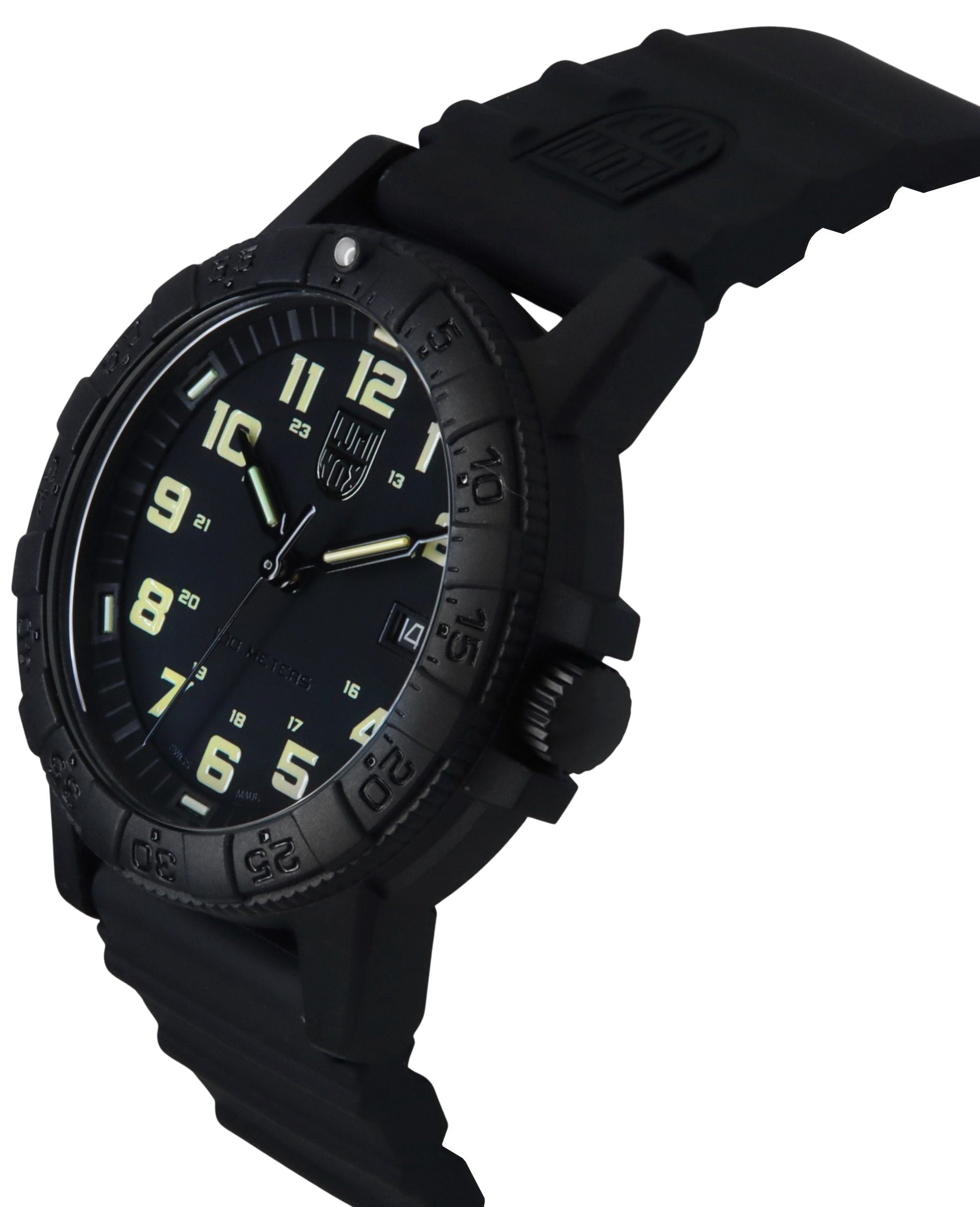 Luminox Leatherback Sea Turtle Giant PU Strap Black Dial Quartz XS.0330 100M Men's Watch - Prestige Stones