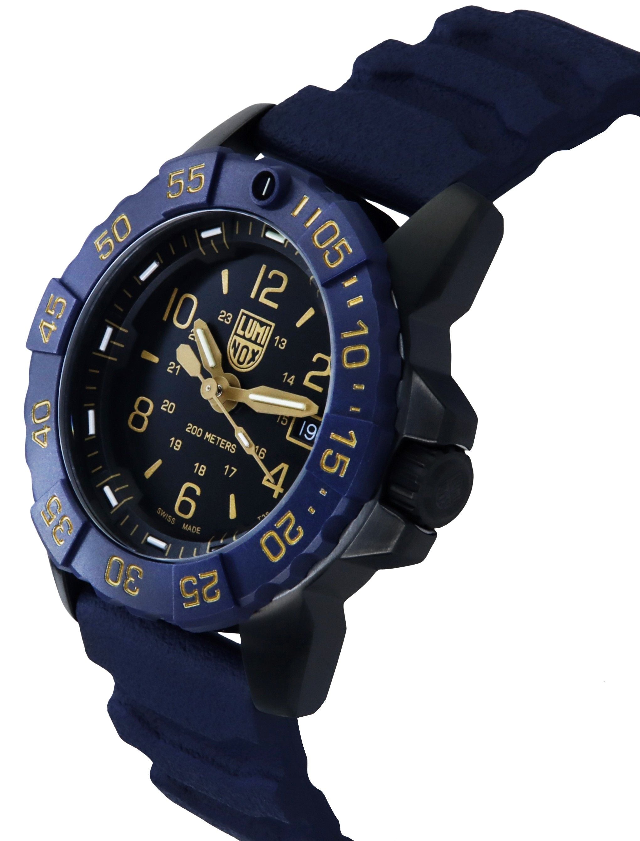 Luminox Navy SEAL Foundation Back To The Blue Black Dial Quartz Diver's XS.3255.CB.NSF 200M Men's Watch - Prestige Stones