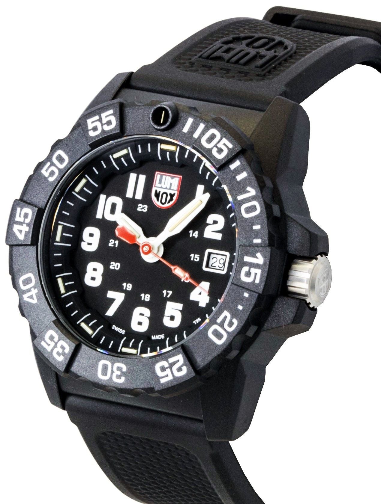Luminox Navy Seal Rubber Strap Black Dial Quartz Diver's XS.3501.F 200M Men's Watch - Prestige Stones