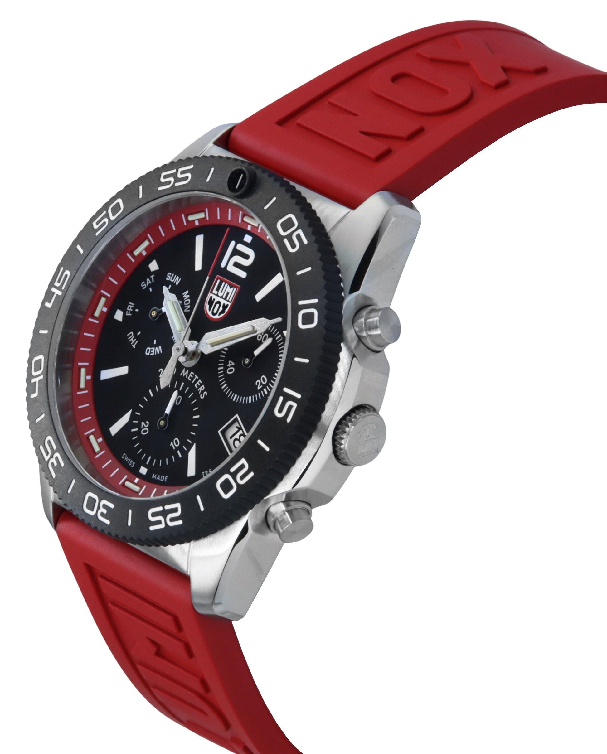 Luminox Pacific Diver Chronograph Rubber Strap Black Dial Quartz XS.3155 200M Men's Watch - Prestige Stones