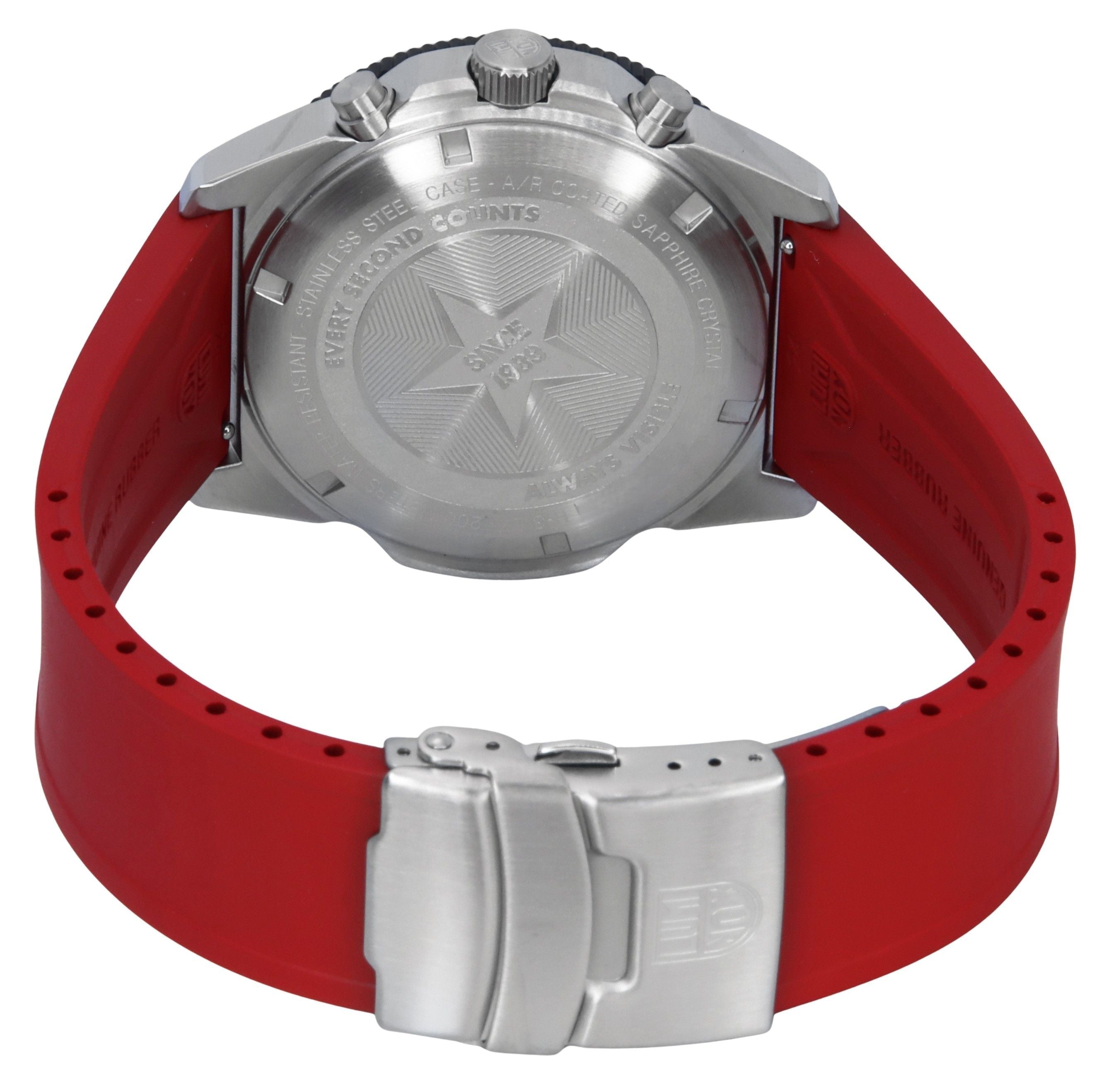 Luminox Pacific Diver Chronograph Rubber Strap Black Dial Quartz XS.3155 200M Men's Watch - Prestige Stones