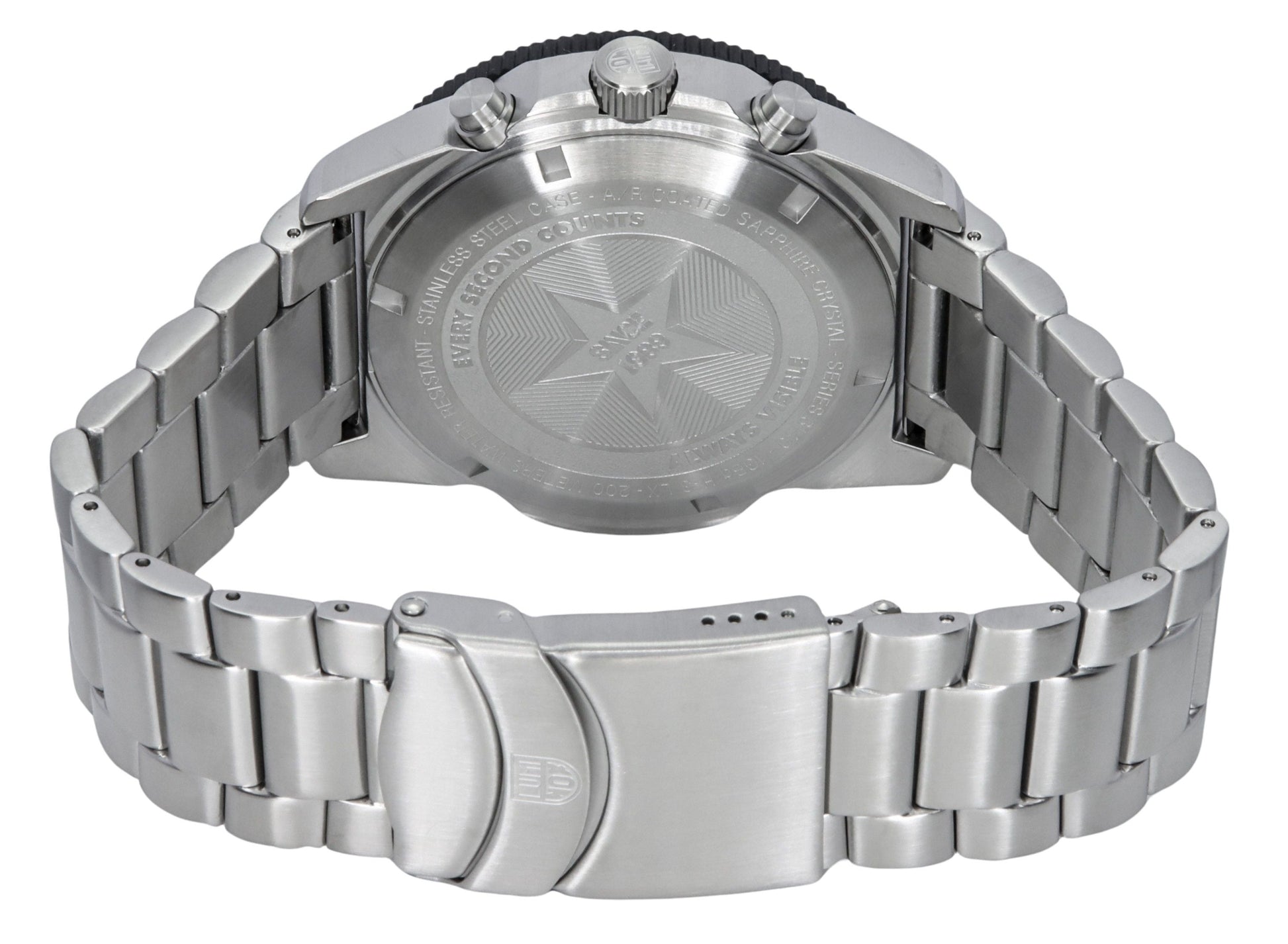 Luminox Pacific Diver Chronograph Stainless Steel Black Dial Quartz XS.3142 200M Men's Watch - Prestige Stones