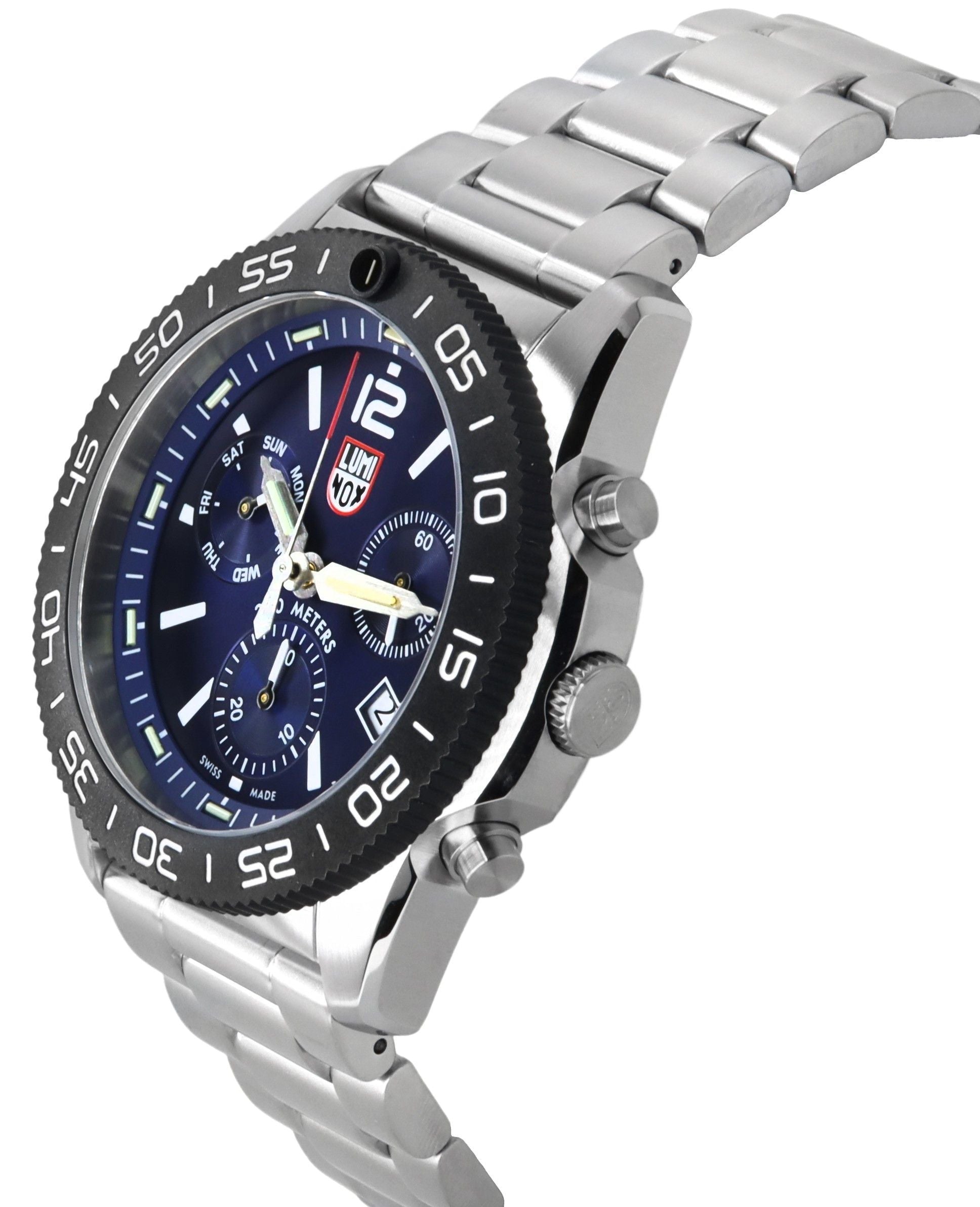 Luminox Pacific Diver Chronograph Stainless Steel Blue Dial Quartz XS.3144 200M Men's Watch - Prestige Stones