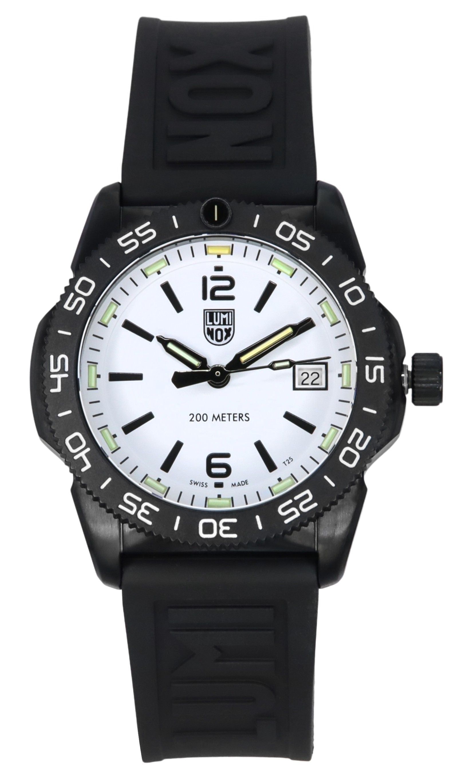 Luminox Pacific Diver Ripple Rubber Strap White Dial Quartz XS.3127M 200M Men's Watch - Prestige Stones