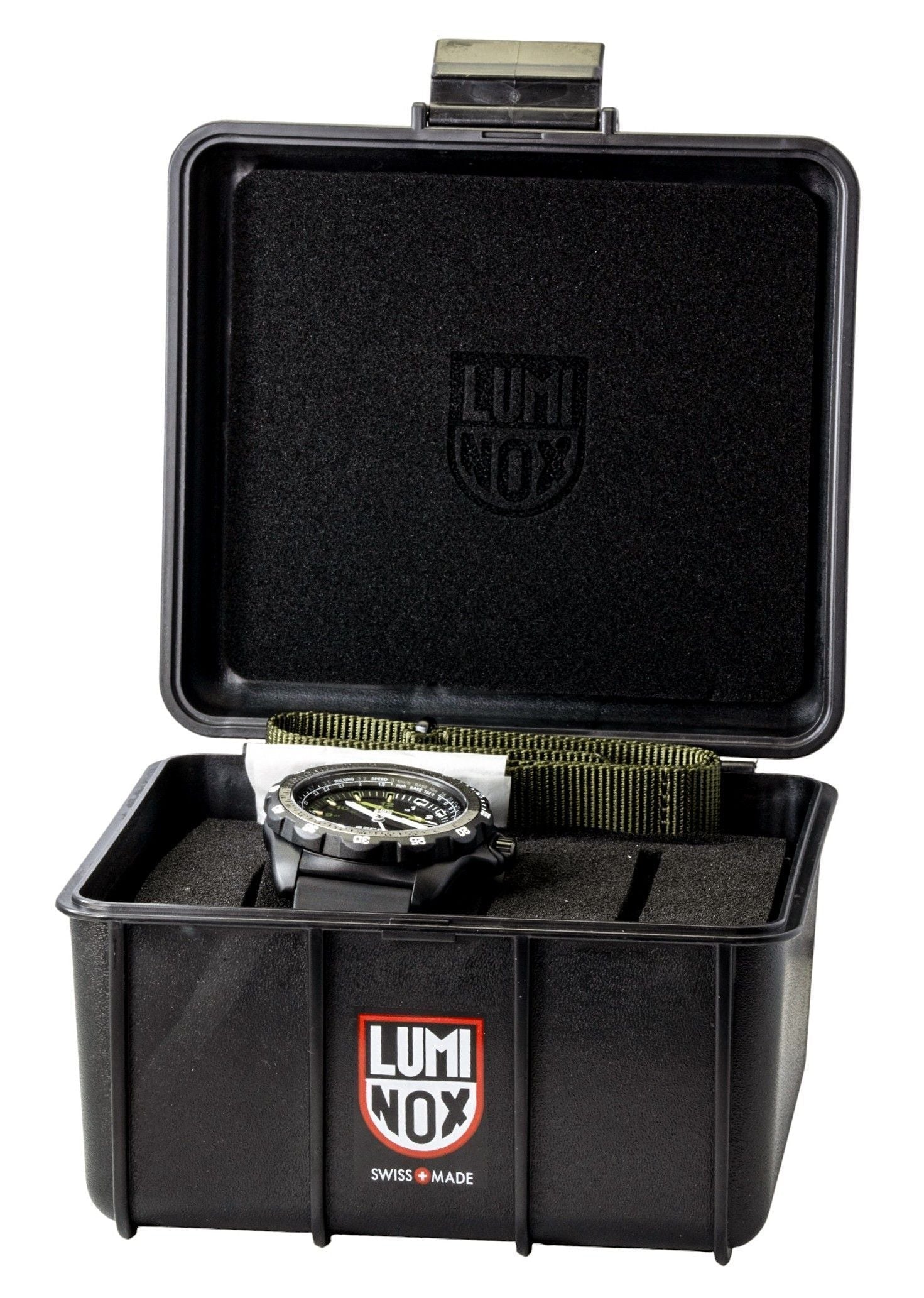 Luminox Recon Nav Spec GMT Rubber Strap Black Dial Quartz Diver's XL.8837.SET 200M Men's Watch - Prestige Stones