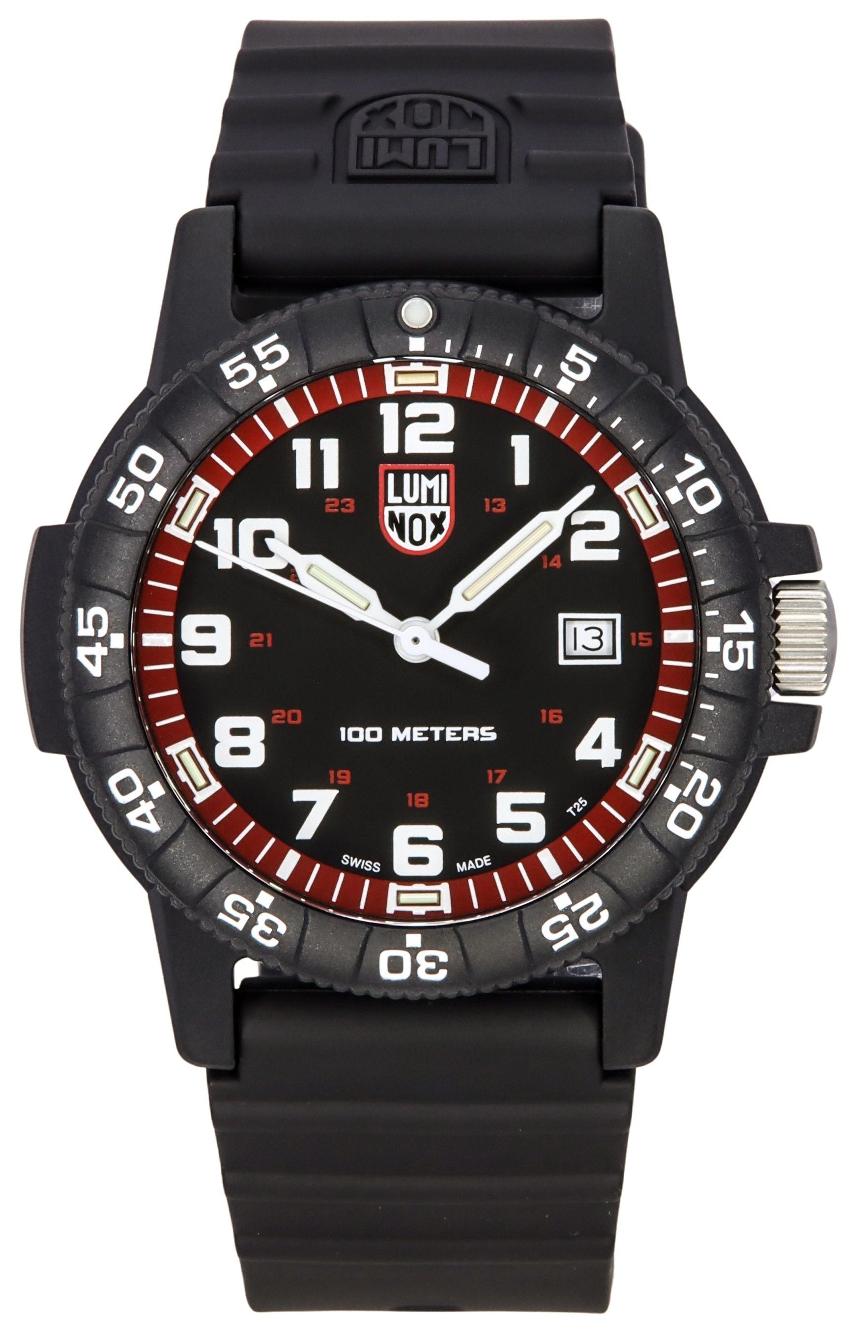 Luminox SEA Turtle Giant Plastic Strap Black Dial Swiss Quartz XS.0335 100M Men's Watch - Prestige Stones