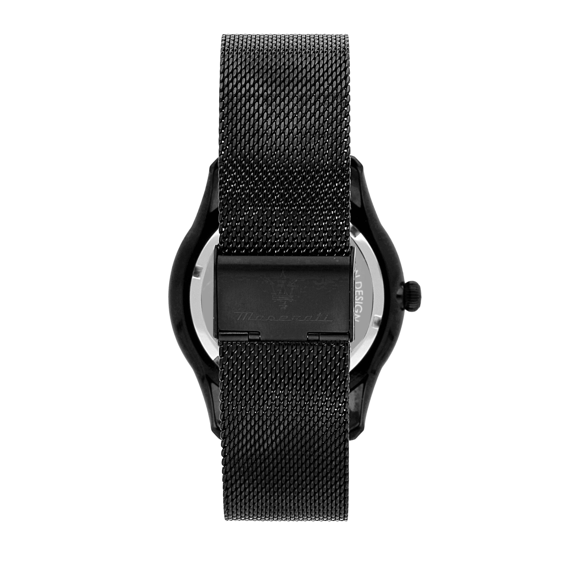 Maserati Tradizione Black Sunray Dial Quartz R8853146001 100M Men's Watch - Prestige Stones