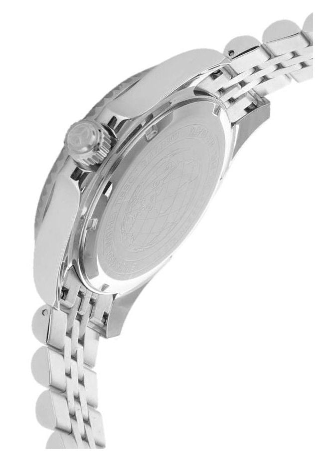 Mathey - Tissot Vintage GMT Stainless Steel Black Dial Quartz H903AR 100M Men's Watch - Prestige Stones