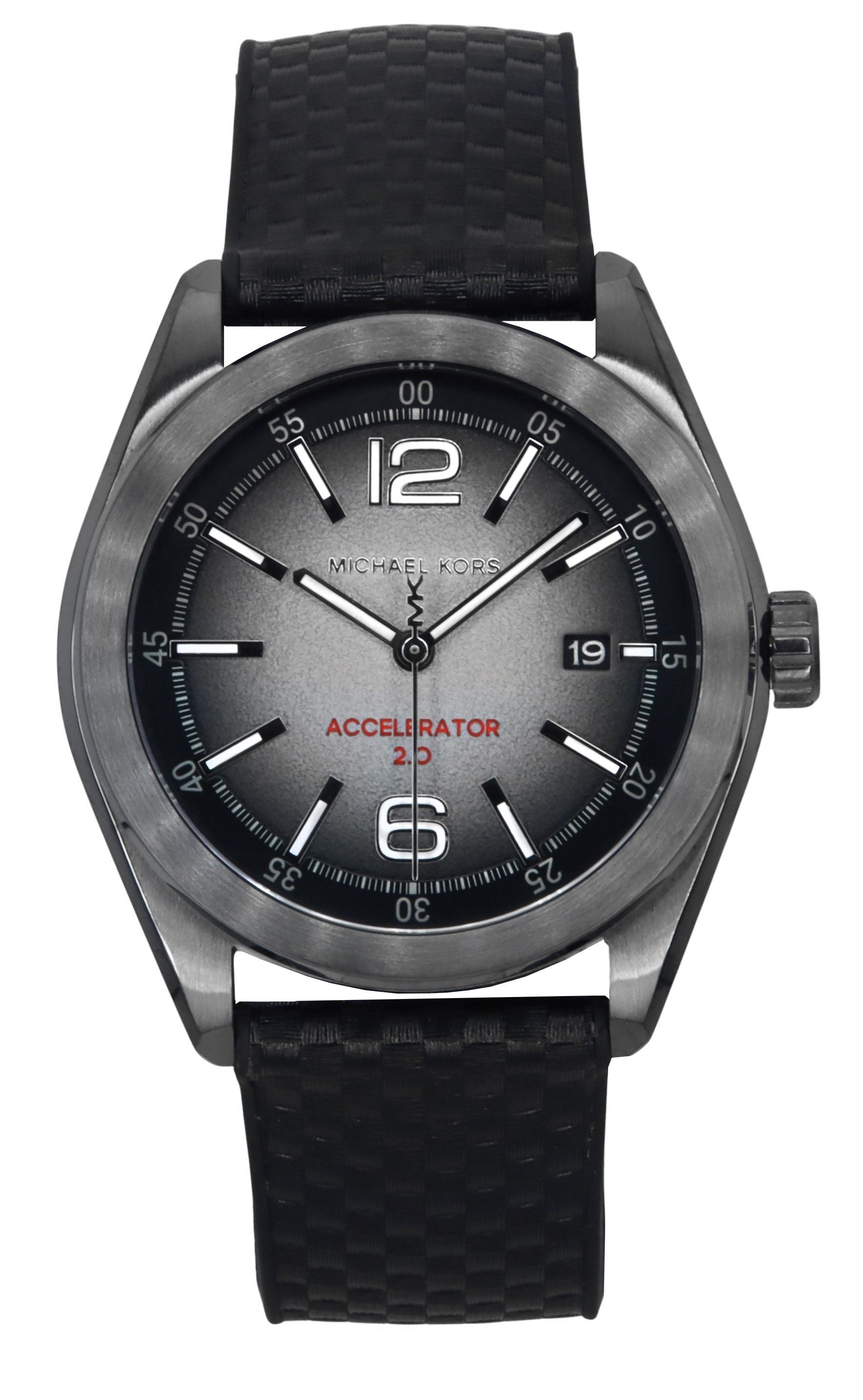 Michael Kors Accelerator 2.0 Silicone Strap Grey Dial Quartz MK9175 Men's Watch - Prestige Stones