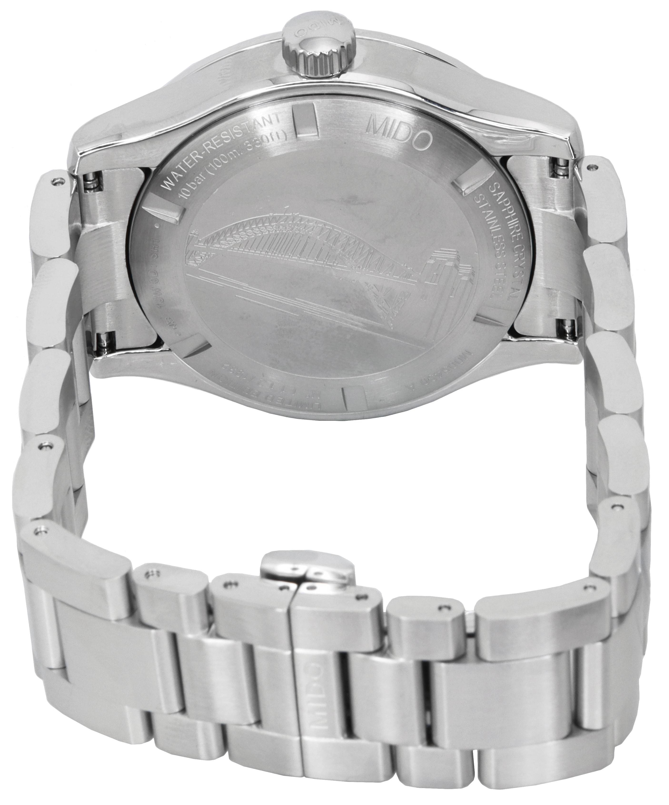 Mido Multifort IBA Limited Edition Anthracite Dial Automatic M005.430.11.061.81 M0054301106181 100M Mens Watch - Prestige Stones