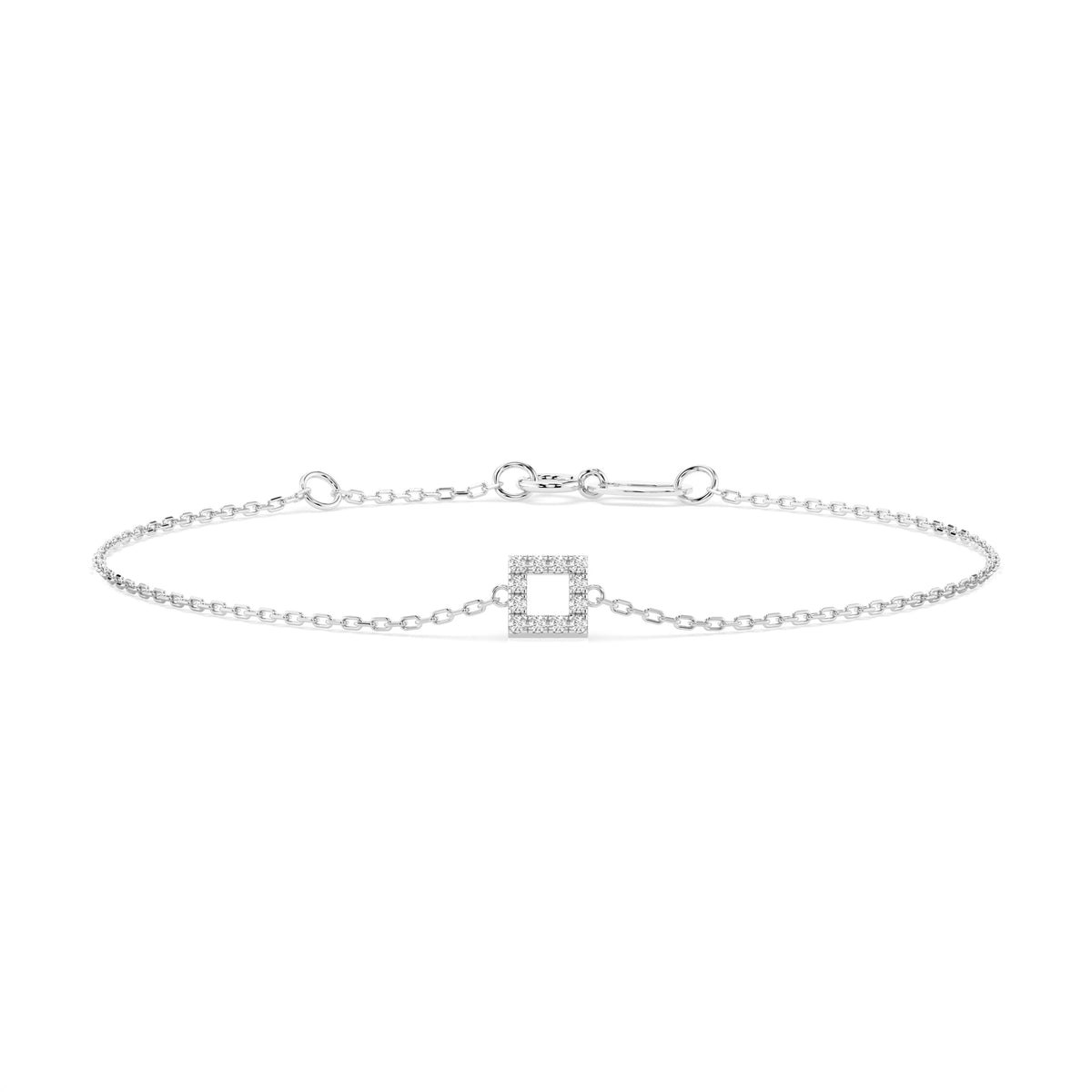 Minimalism Bracelet (Round), 0.06 ct — 105-10016 - Prestige Stones