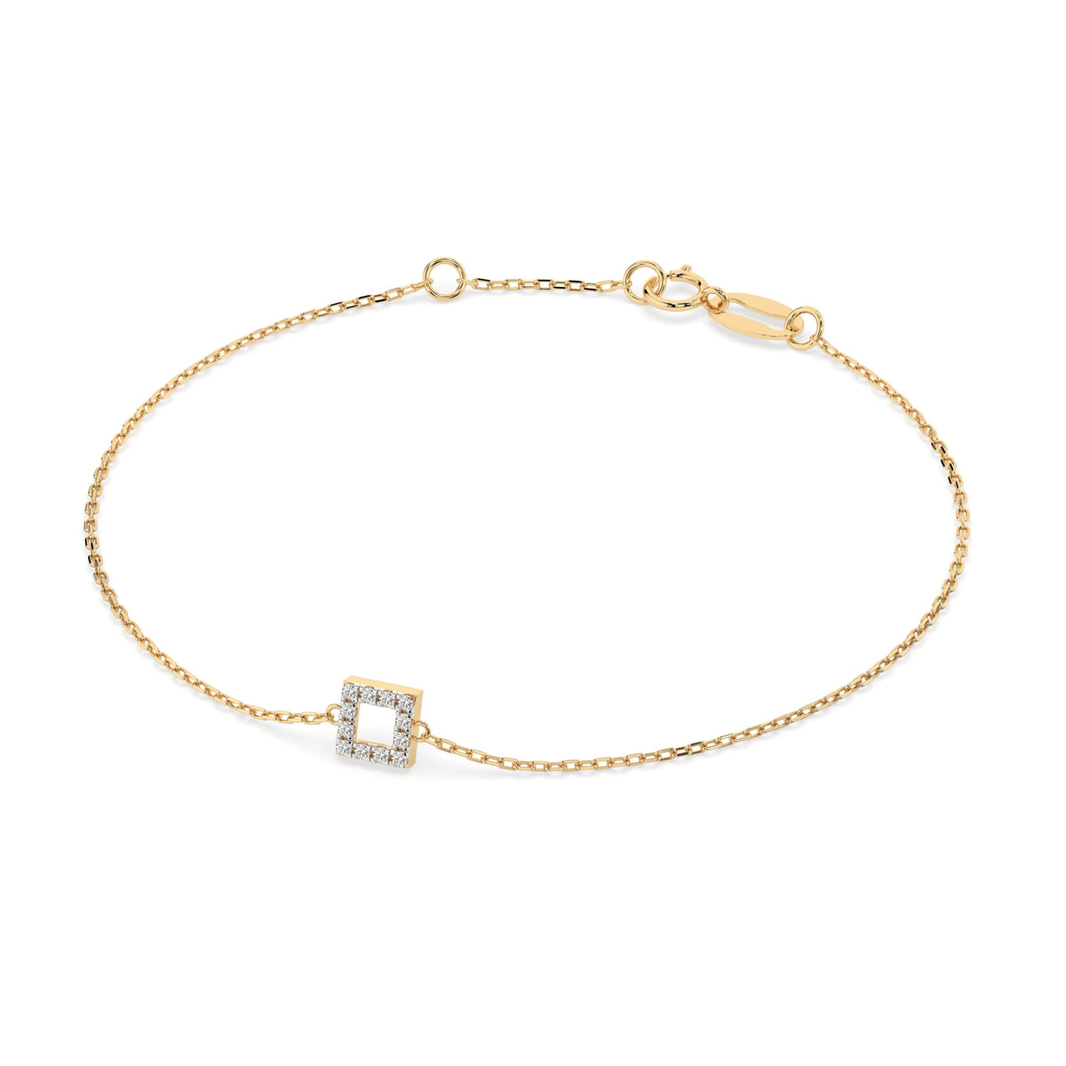Minimalism Bracelet (Round), 0.06 ct — 105-10016 - Prestige Stones