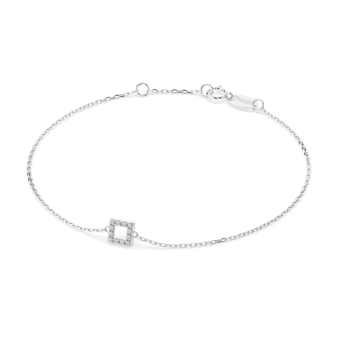 Minimalism Bracelet (Round), 0.06 ct — 105-10016 - Prestige Stones