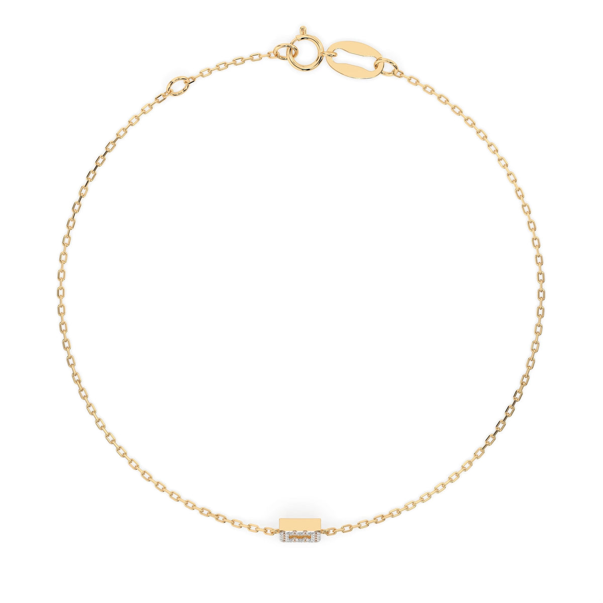 Minimalism Bracelet (Round), 0.06 ct — 105-10016 - Prestige Stones