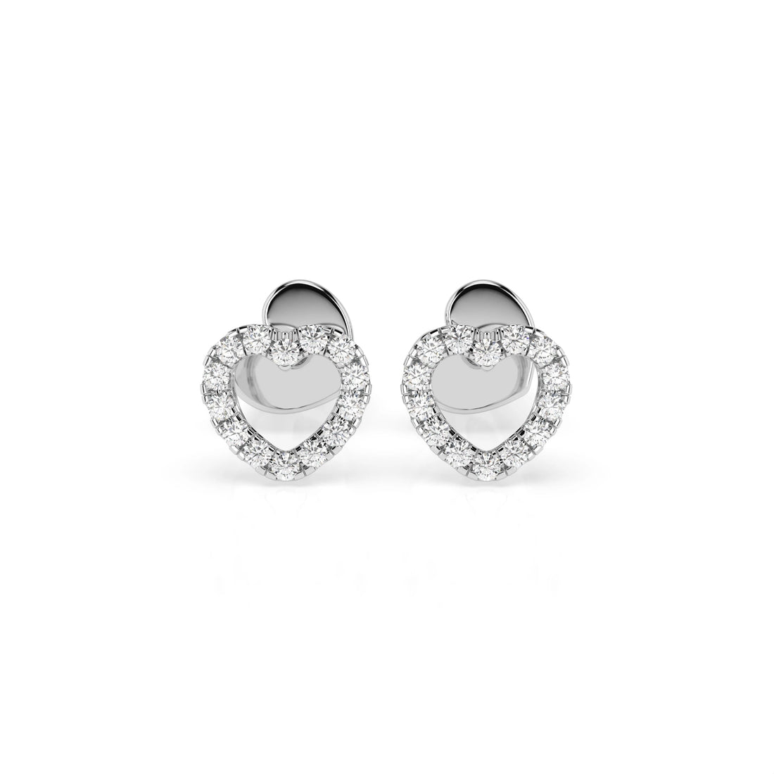 Minimalism Earring (Round), 0.14 ct — 102-10028 - Prestige Stones