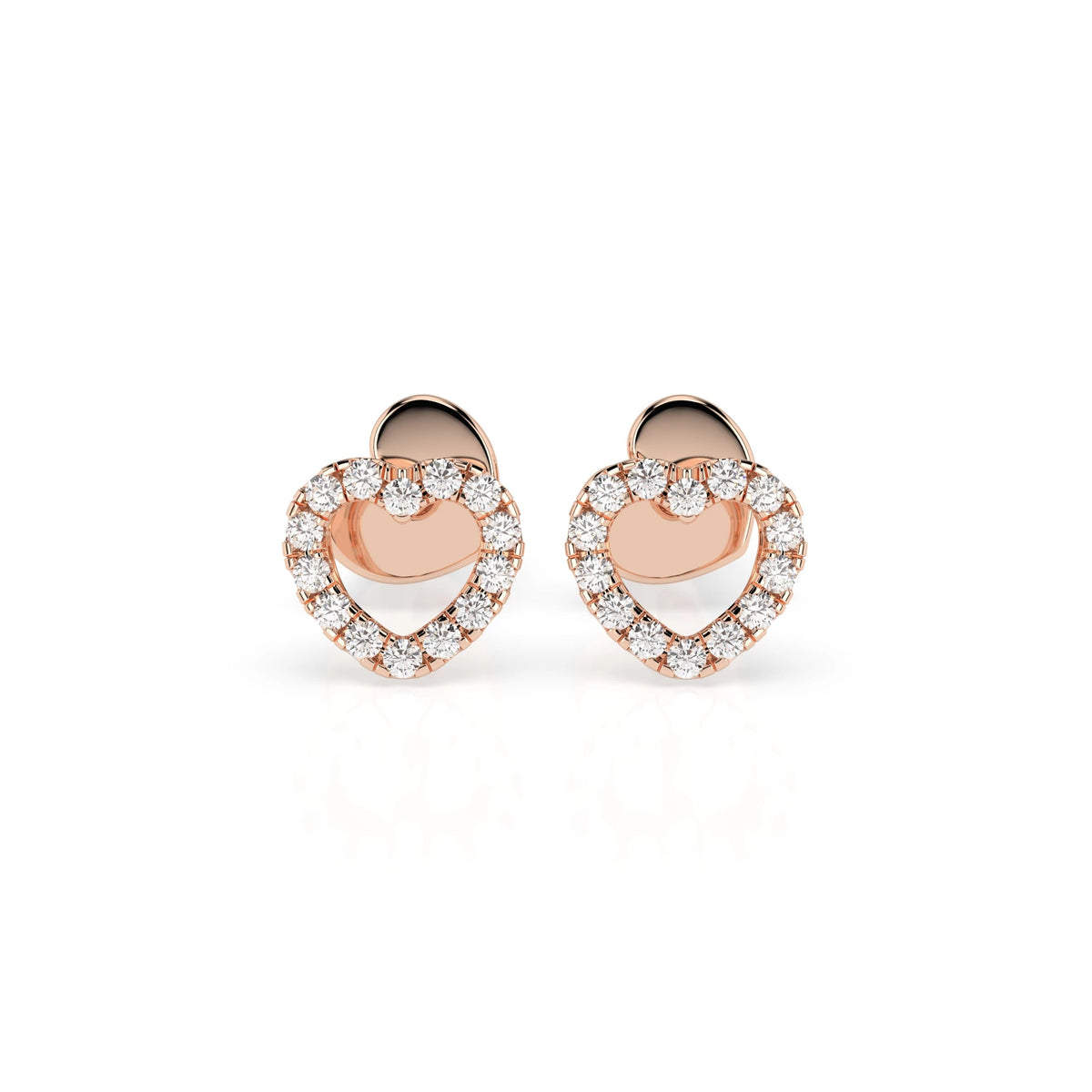 Minimalism Earring (Round), 0.14 ct — 102-10028 - Prestige Stones