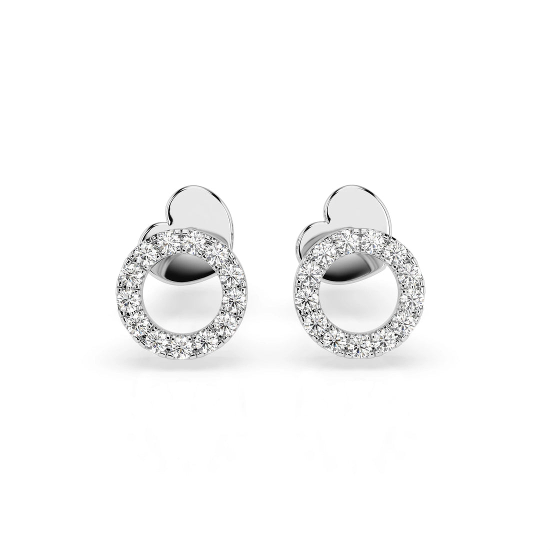 Minimalism Earring (Round), 0.16 ct — 102-10055 - Prestige Stones