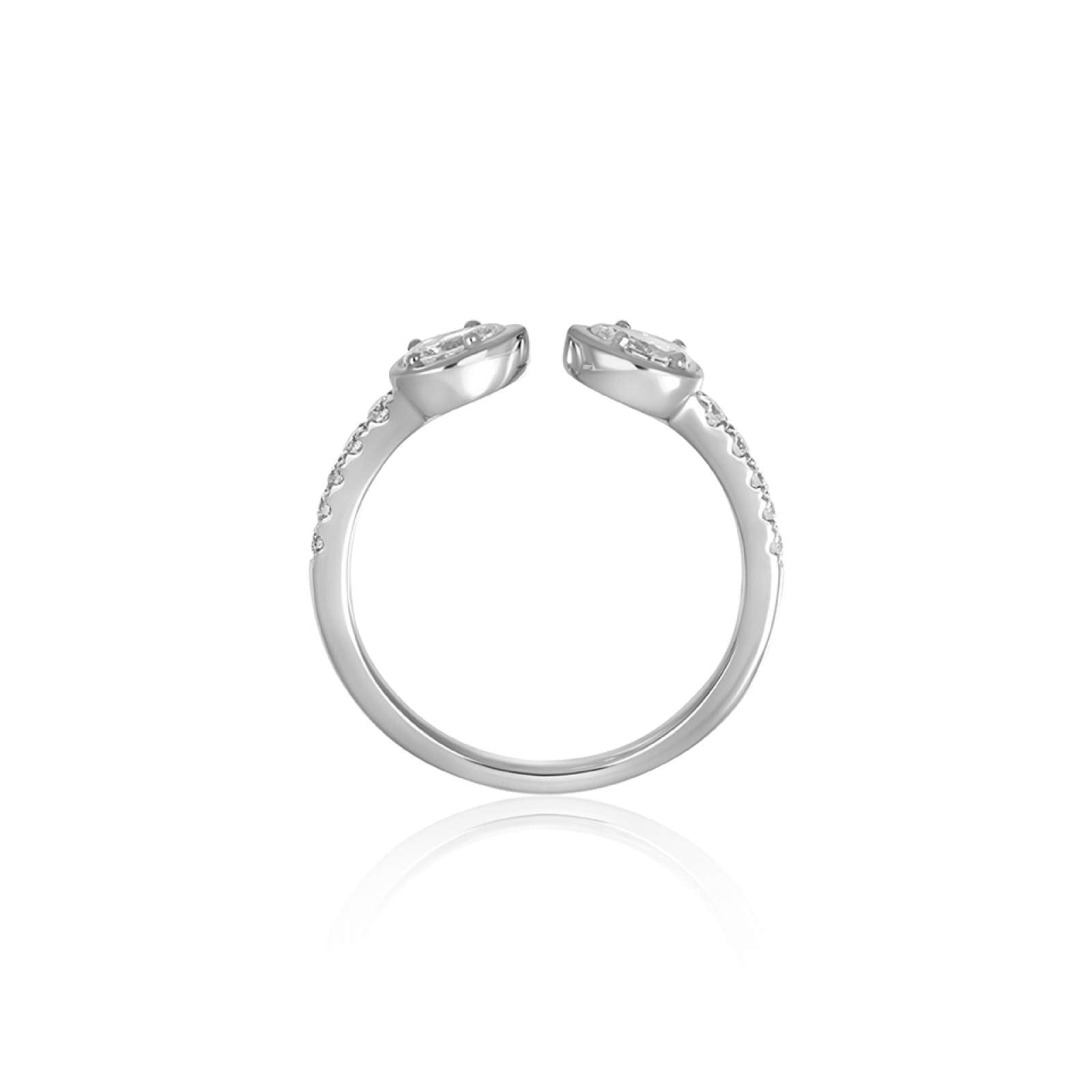 Modern Classic Diamond Statement Ring – 0.41ct (14k & 18k Gold) - Prestige Stones