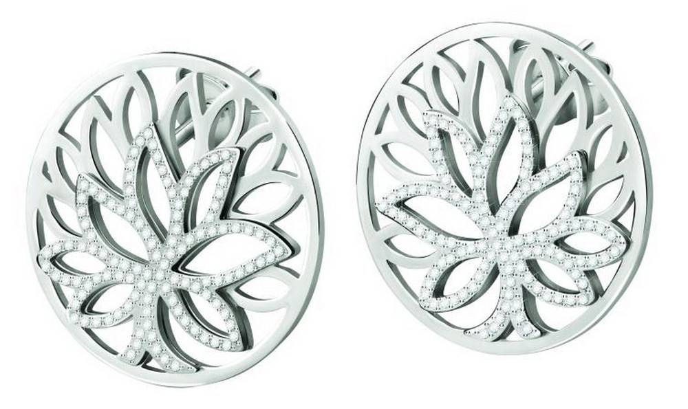 Morellato Loto Stainless Steel SATD07 Women's Earrings - Prestige Stones