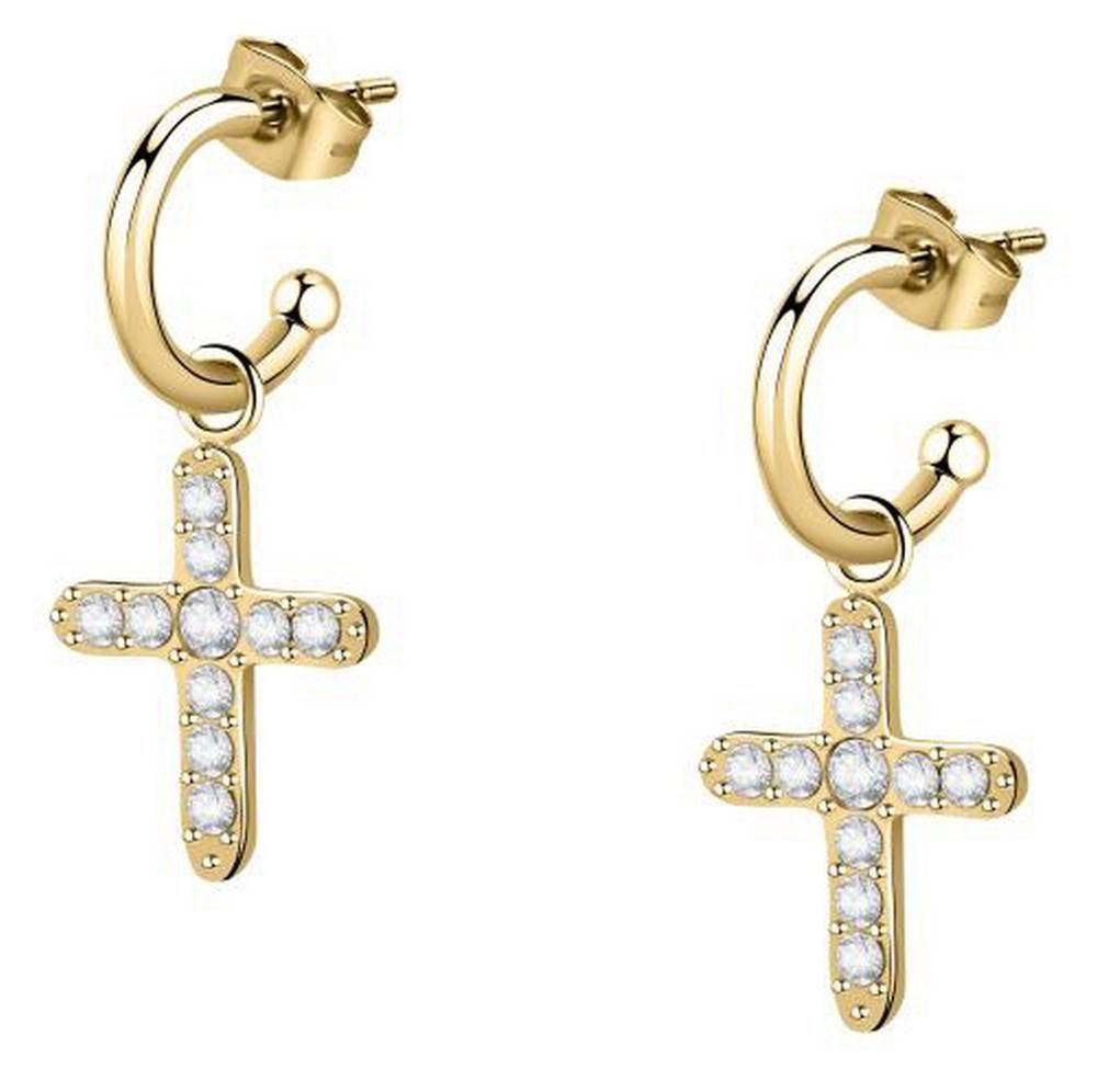 Morellato Passioni Gold Tone Stainless Steel SAUN08 Women's Earrings - Prestige Stones