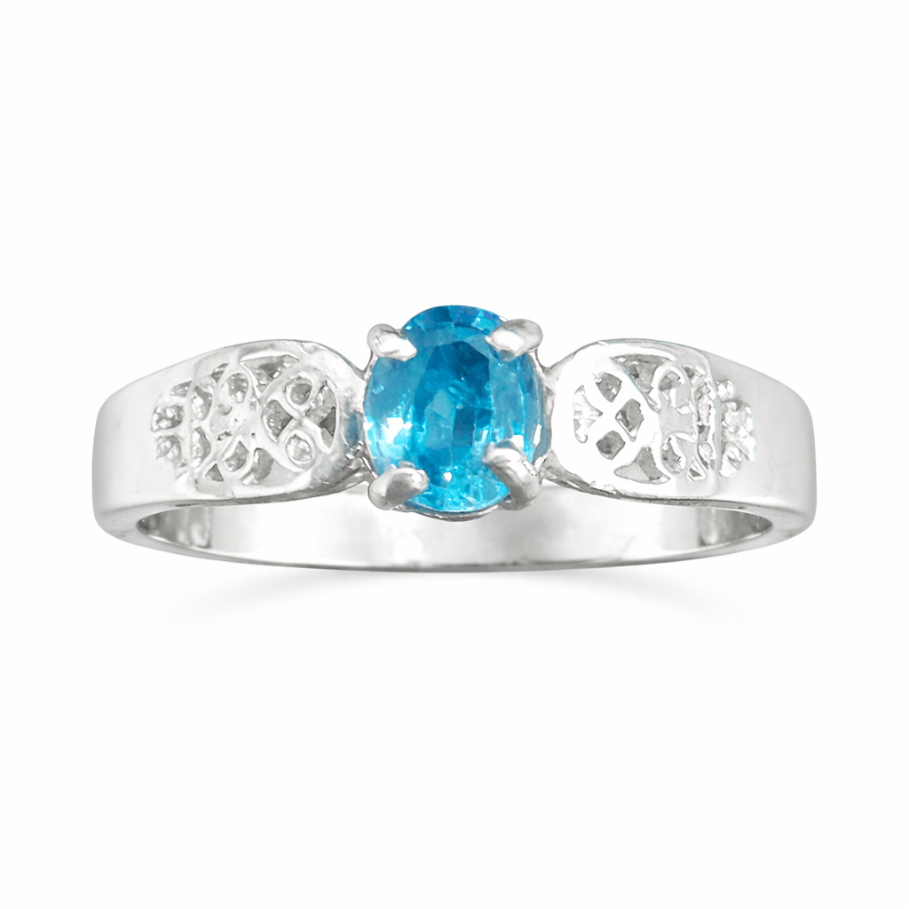 Natural Blue Sapphire Ring – 0.76 ct | Fine Quality | Solid Sterling Silver - Prestige Stones