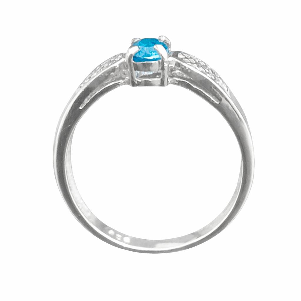 Natural Blue Sapphire Ring – 0.76 ct | Fine Quality | Solid Sterling Silver - Prestige Stones