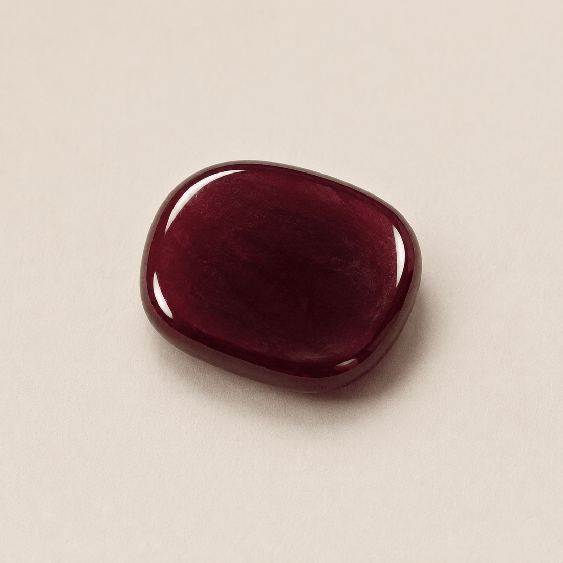 Natural Deep Red Aqeeq Polished Gemstone - Prestige Stones