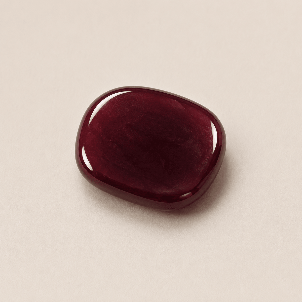Natural Deep Red Aqeeq Polished Gemstone - Prestige Stones