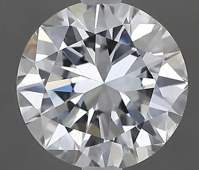 natural round diamond 0.70ct G color VS2 clarity IGI certified, very good cut, faint fluorescence