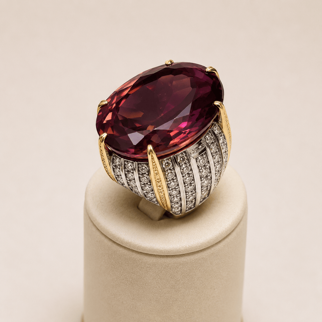 Natural Sultanite Colour-Change 925 Sterling Silver Statement Ring - Prestige Stones