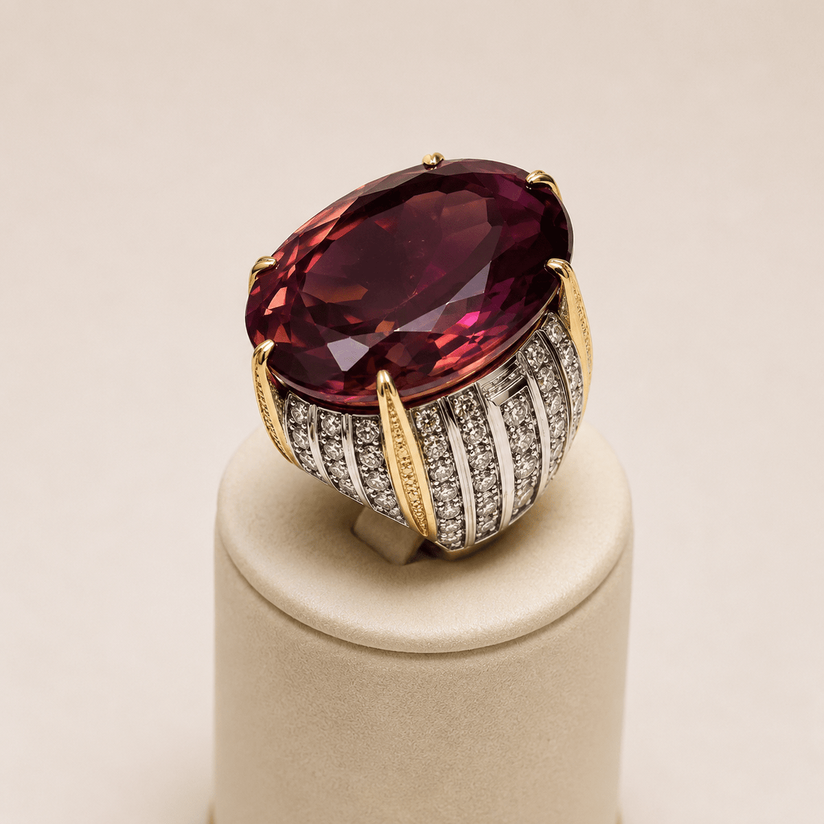 Natural Sultanite Colour-Change 925 Sterling Silver Statement Ring - Prestige Stones