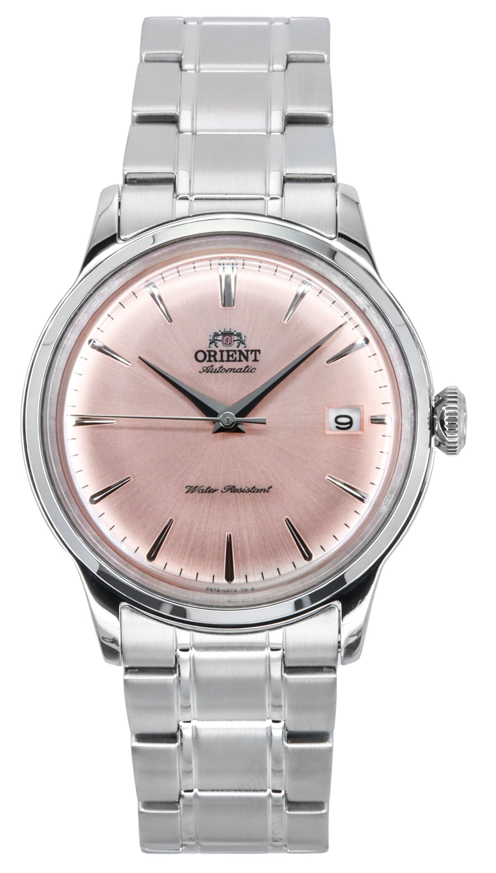 Orient Bambino Stainless Steel Copper Dial Automatic RA - AC0M11Y Men's Watch - Prestige Stones